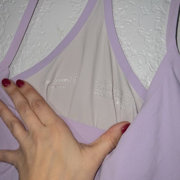 Outdoor Voices Taro Lavender Purple The Exercise Dress Size XL - Picture 6 of 7